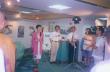 1998年于台北国际艺展空间尹维新画展开幕式上台湾山水画家简淑华女士致辞